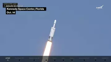 NASA Sends Probe to Jupiter Moon on SpaceX Rocket