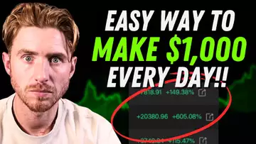 STUPID SIMPLE Crypto Leverage Strategy | make $1,000 PER DAY! EASY ANYONE CAN DO IT!!