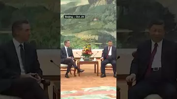 Watch — Gavin Newsom meets Xi Jinping in #china #short