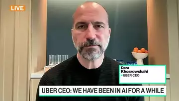 Uber's Khosrowshahi on Strong Ride Demand, AII