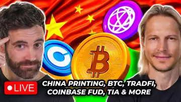 Crypto News: BTC, China Pumping, Global Liquidity, Coinbase, TIA & More!