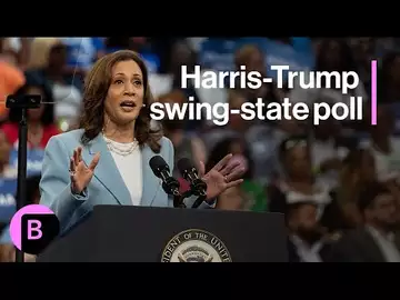 Harris Erases Trump’s Swing-State Lead to Statistical Dead Heat: Bloomberg News/Morning Consult poll