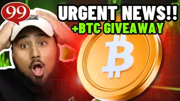 BITCOIN IS CRASHING!! (SELL NOW) HUGE $9,999 BTC GIVEAWAY 🔥 - BITCOIN URGENT NEWS!!