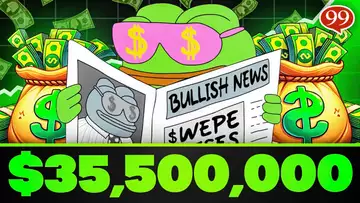 Wall Street PEPE Next 10X Potential Meme Coin - $WEPE Raises $35,500,000!!