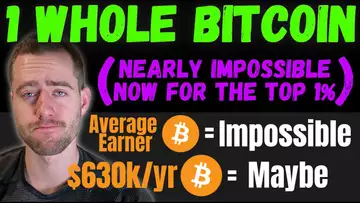 THE TOP 1% CAN'T EVEN BUY A WHOLE BITCOIN NOW |  THIS IS SHOCKING