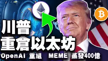 比特币96000爆空头？川普重塑以太坊未来；Memecoins 蒸发 400 亿；OpenAI重组；Balance.fun 节点爆火+ 20241230