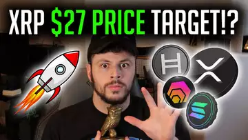 🚀 XRP $27 PRICE TARGET CONFIRMED!? HBAR, HEX, SOLANA & MORE CRYPTO NEWS TODAY!