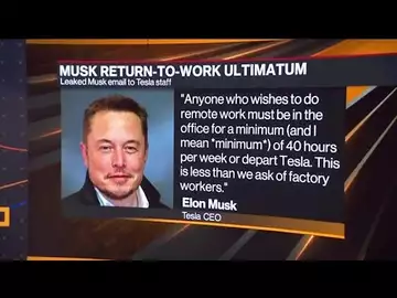 Elon Musk Tells Tesla Workers to Get Back to Office