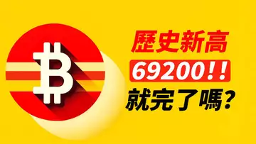 BTC新高後，何去何從？到69200就暴跌一萬，怎麼了？