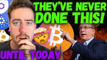 BITCOIN - IT"S HAPPENING FOR THE FIRST TIME EVER! (TODAY)