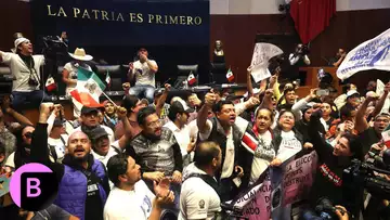 Protesters Storm Mexico's Senate Building