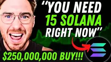 WHY YOU NEED TO BUY 15 SOLANA RIGHT NOW!!!!!!!