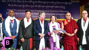 Pelosi, US Delegates Attend Public Ceremony in Dharamshala