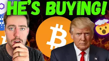 IT’S OFFICIAL, TRUMP IS BUYING BITCOIN MINUTES BEFORE INAUGURATION! (ALONG WITH ETH, LINK, TRX)