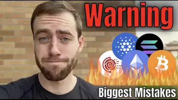 Warnings To Crypto Investors! These Are The Biggest Mistakes You Can Make Right Now!