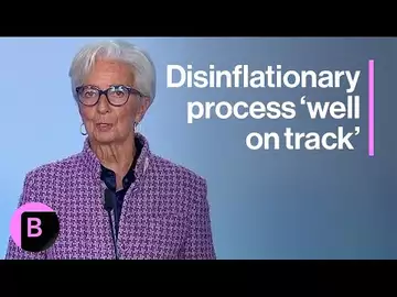 ECB Decision: Disinflationary Process 'Well on Track,' Lagarde Says