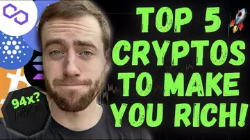 Top 5 Crypto To Buy NOW To Get Rich! One With 100x Potential!